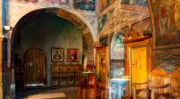 An den Wänden der der Swetizchoweli-Kathedrale in Mzcheta in Georgien sind religiöse Bilder entdeckt worden, die Hinweise auf jahrhundertealte Ufo-Sichtungen geben.
