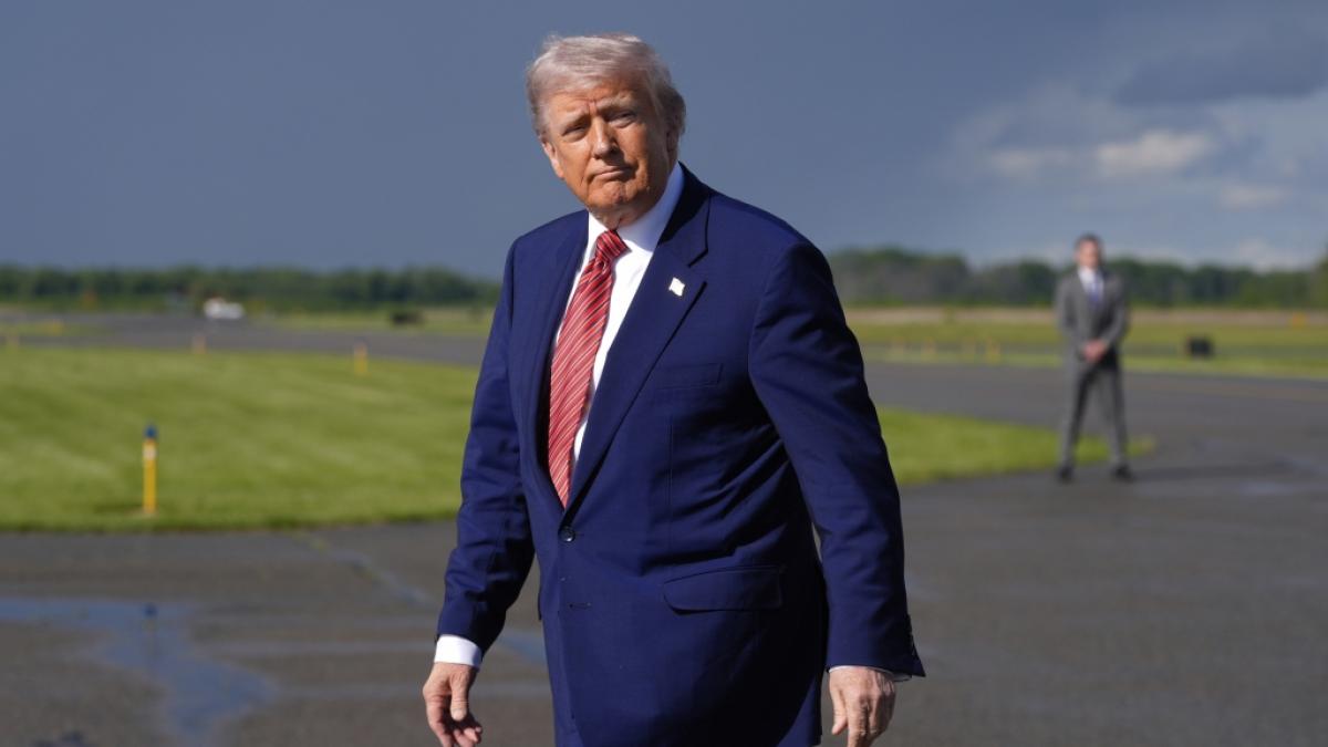 Donald Trump erz&uuml;rnte mit einer Partie Golf. (Foto)