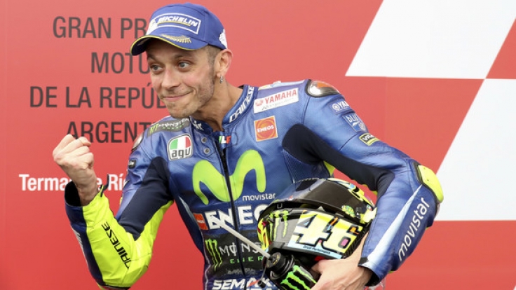 Valentino Rossi vom Team Honda dreht am Wochenende beim GP von Spanien in Jerez seine Runden.