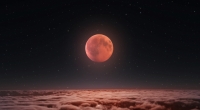 Im Juni 2022 leuchtet ein riesiger Erdbeermond am Himmel.