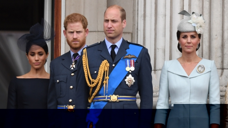 Die Stimmung zwischen Herzogin Meghan, Prinz Harry, Prinz William und Herzogin Kate schien auch schon mal besser.