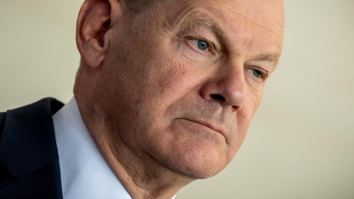Olaf Scholz' neueste Bilder kommen nicht gut an. (Foto)