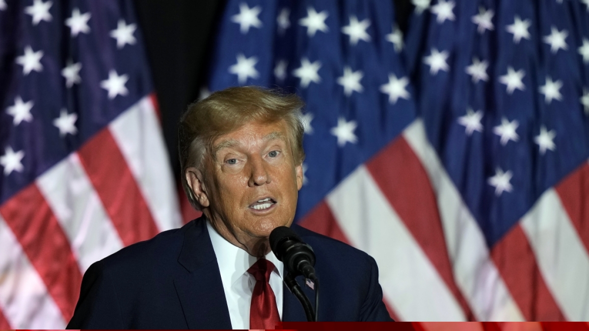 Donald Trump hat bei seiner j&uuml;ngsten Rede die Vornamen von Wladimir Putin und Wolodymyr Selenskyj durcheinander gebracht. (Foto)