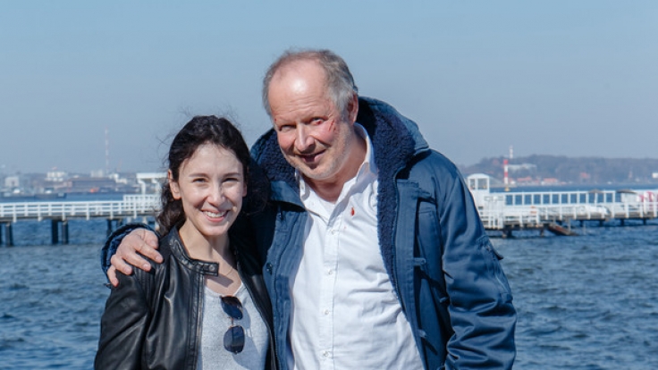 Sibel Kekilli und Axel Milberg als Tatort-Kommissare in Kiel.