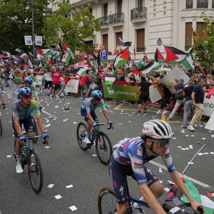 Erneut Pro-Palästina-Proteste bei der Vuelta: Etappe abgebrochen