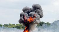 In der umkämpften ukrainischen Grenzregion Luhansk hat eine Explosion einen russischen Armee-Lkw in Schutt und Asche gelegt (Symbolfoto).