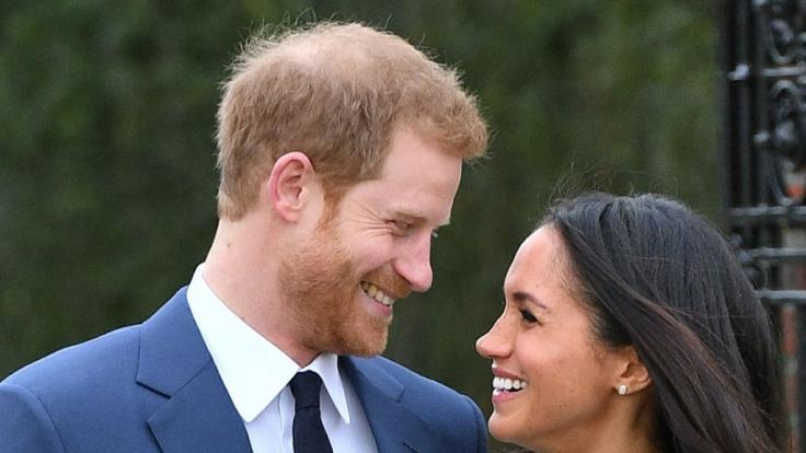 Gaben ihre Verlobung im Kensington Palast bekannt: Meghan Markle und Prinz Harry.
