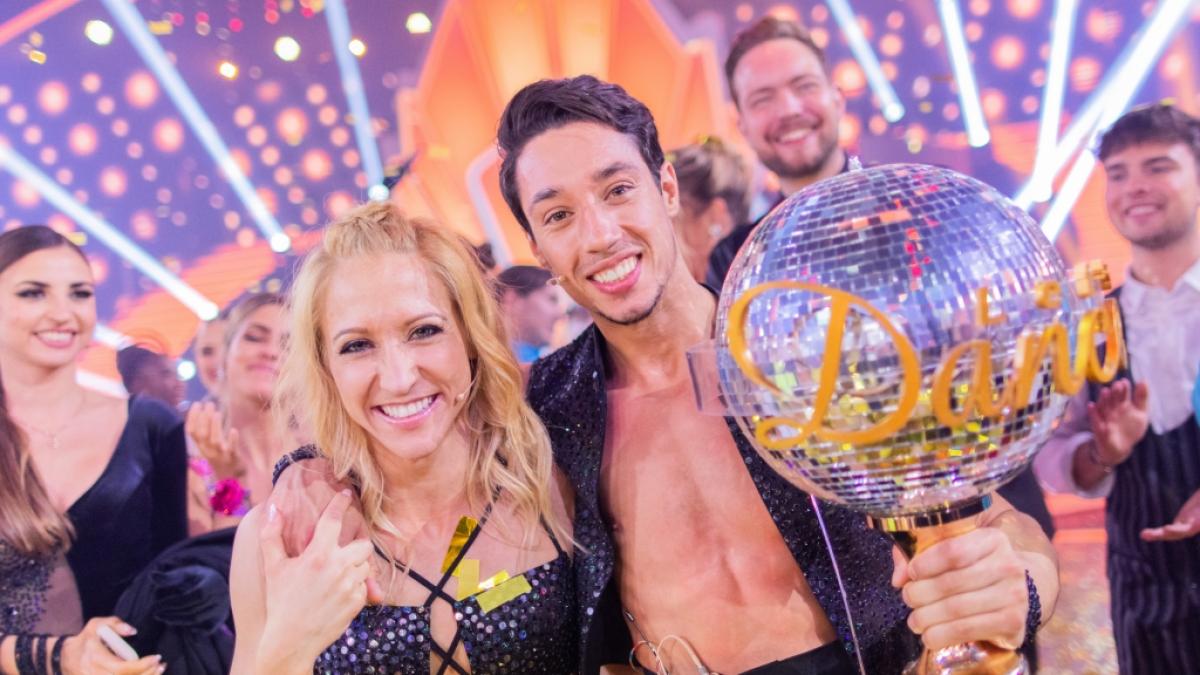 Ren&eacute; Casselly und Kathrin Menzinger haben die aktuelle "Let's Dance"-Staffel gewonnen. (Foto)