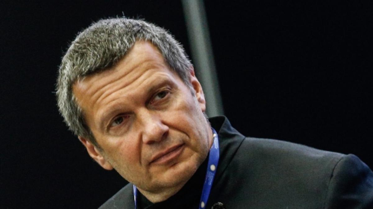 Kreml-Propagandist Wladimir Solowjow diskutiert in seiner TV-Show &uuml;ber Russlands angebliche Expansions-Pl&auml;ne. (Foto)
