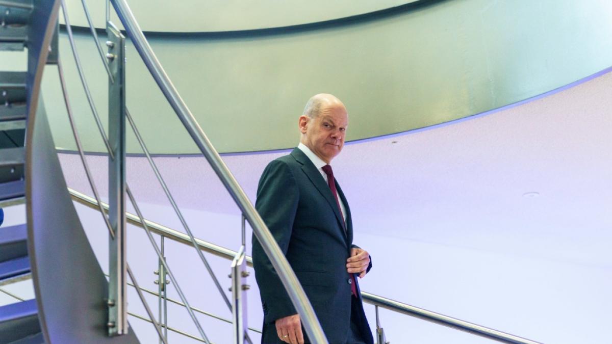Kanzler Scholz beriet mit den L&auml;nderchefs unter anderem &uuml;ber die Kosten der Fl&uuml;chtlingsunterbringung. (Foto)