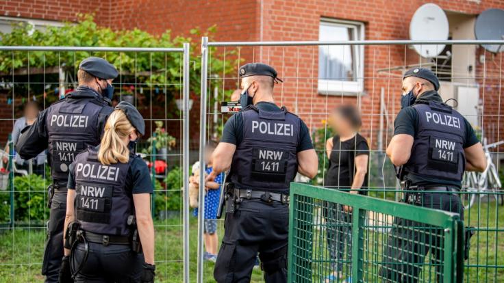 Tönnies-Mitarbeiter isoliert: In Verl wurden Wohngebiete unter Quarantäne gestellt.