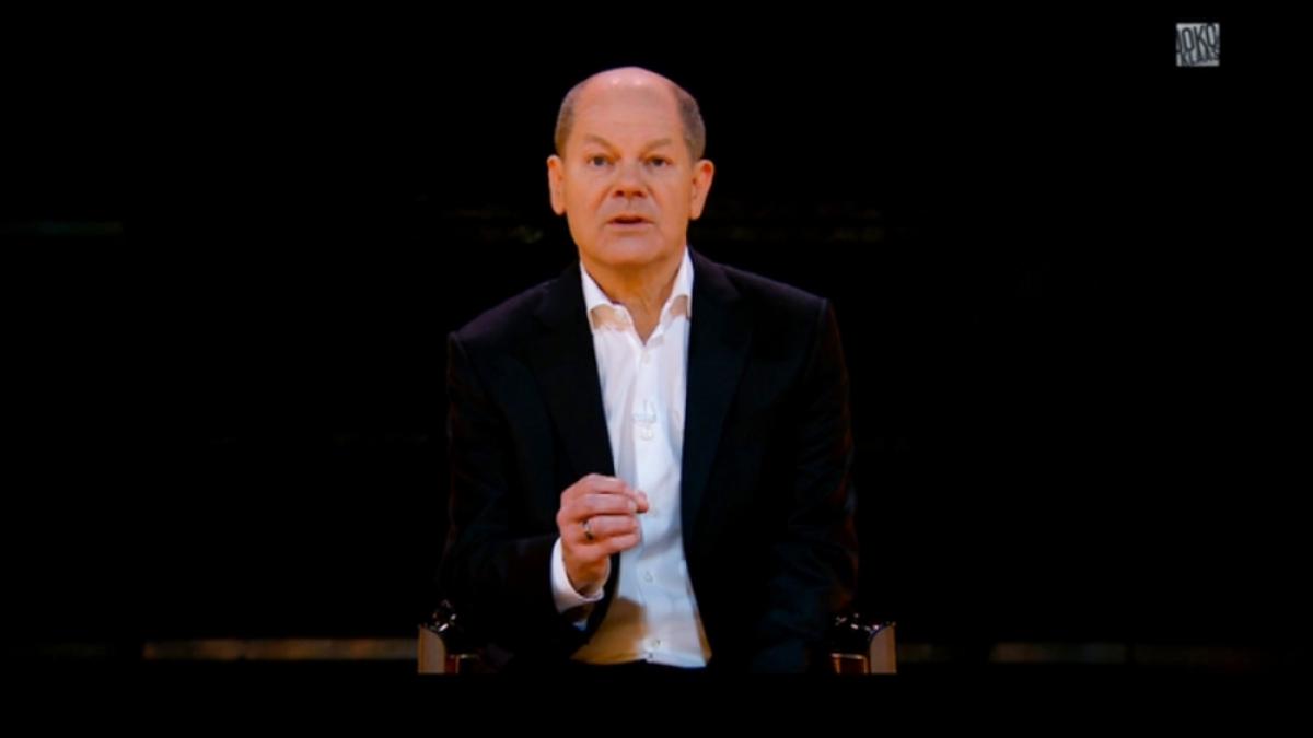 Der designierte Bundeskanzler Olaf Scholz (SPD) hat f&uuml;r seinen Auftritt bei "Joko und Klaas 15 Minuten live" viel Applaus geerntet. (Foto)