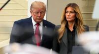 Bei der Gedenkfeier zum 25. Jahrestag der Terroranschläge vom 11. September im Pentagon wirkte Donald Trump neben seiner Ehefrau Melania müde und schläfrig.
