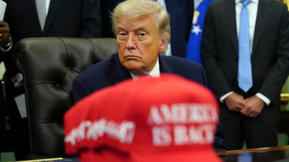Donald Trump hat immer wieder Probleme, bei &ouml;ffentlichen Terminen wach zu bleiben. (Foto)