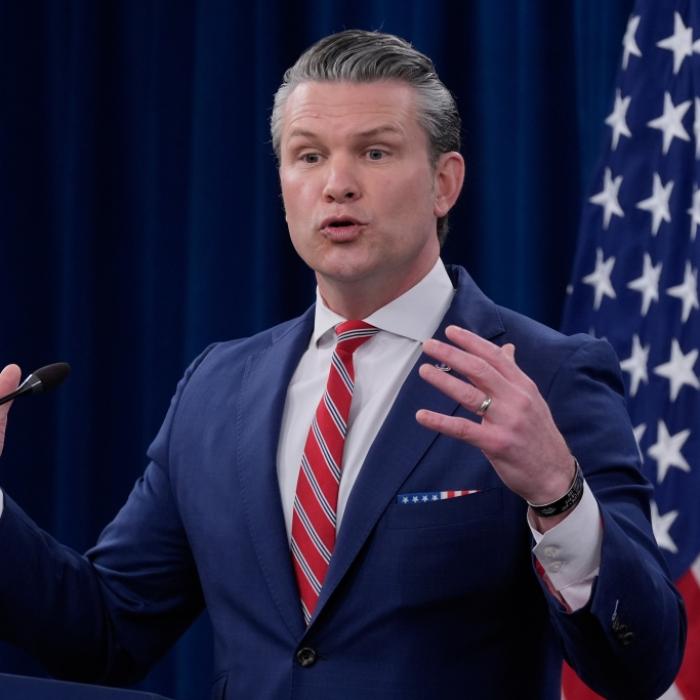 Auftritt von Trumps Kriegsminister wird zur Pannen-Show