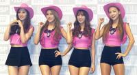 Die südkoreanische Girlband Kara mit ihren Stars Youngji, Gyuri, Seungyeon und Goo Hara (v.l.n.r.).
