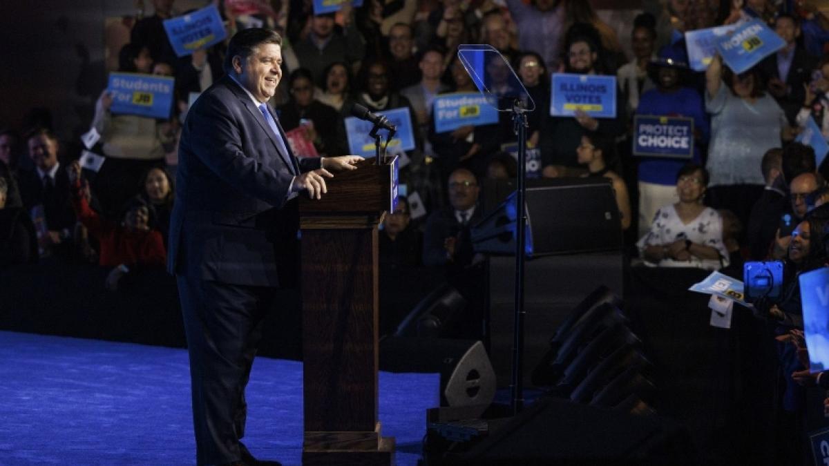 J.B. Pritzker will Donald Trumps zweite Amtszeit auf jeden Fall verhindern. (Foto)