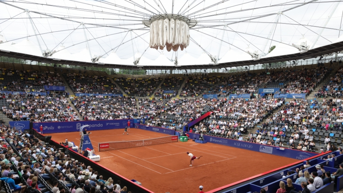 ATP-Tour - Hamburg, M&auml;nner, Einzel, Halbfinale, de Minaur (Australien) - Paul (USA). Alex de Minaur (AUS) und Tommy Paul (USA) in Aktion, vom 22.05.2026. (Symbolbild) (Foto)