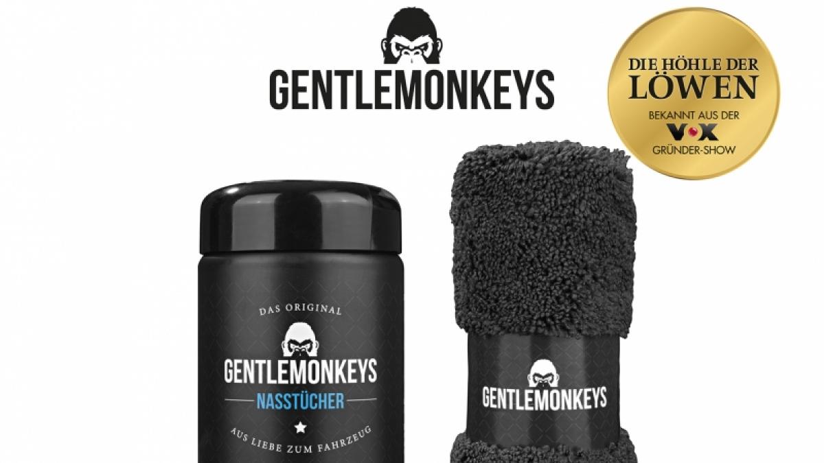 Mit den Gentlemonkeys Nasst&uuml;chern soll die Fahrzeugreinigung und -pflege nun noch einfacher und effektiver gehen. (Foto)