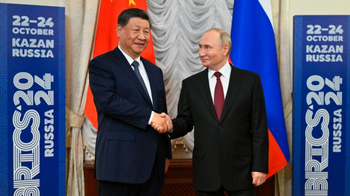 Wladimir Putin kann sich im weiteren Verlauf seines Ukraine-Krieges auf die R&uuml;ckendeckung Chinas verlassen. (Foto)