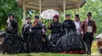 Das viktorianische Picknick im Clara-Zetkin-Park gehört beim Wave-Gotik-Treffen in Leipzig jedes Jahr selbstverständlich zum Programm.