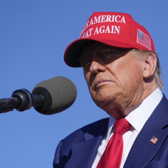 Video zeigt, wie Trumps Wahlkampfshow auf einmal zum Fiasko wird
