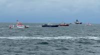 Nach der Schiffskollision von zwei Frachtern vor Helgoland werden weiterhin vier Menschen vermisst.