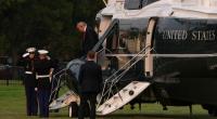 Berichten zufolge entkam Donald Trump an Bord des Präsidentenhubschraubers 