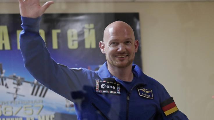 Der deutsche Astronaut Alexander Gerst vor seinem Flug ins All Anfang Juni 2018.