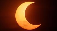 Am Sonntag findet eine partielle Sonnenfinsternis statt.
