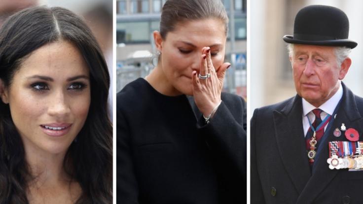 Meghan Markle, Prinzessin Victoria und Prinz Charles landeten in den Schlagzeilen.