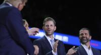 Unterstützung bekam Donald Trump auch von seinen Söhnen Eric Trump und Donald Trump Jr (rechts).