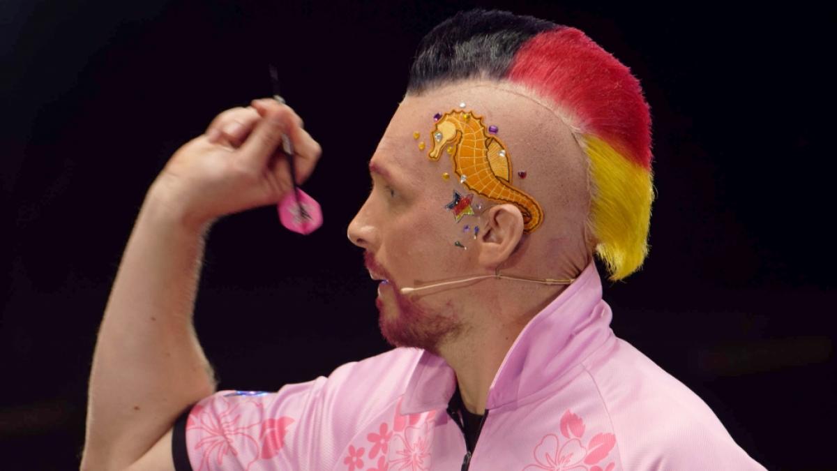 Oliver Pocher bei der "Promi-Darts-WM". (Foto)