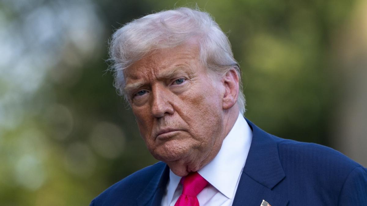 Donald Trump erlebt den n&auml;chsten Absturz in einer neuen YouGov-Umfrage. (Foto)