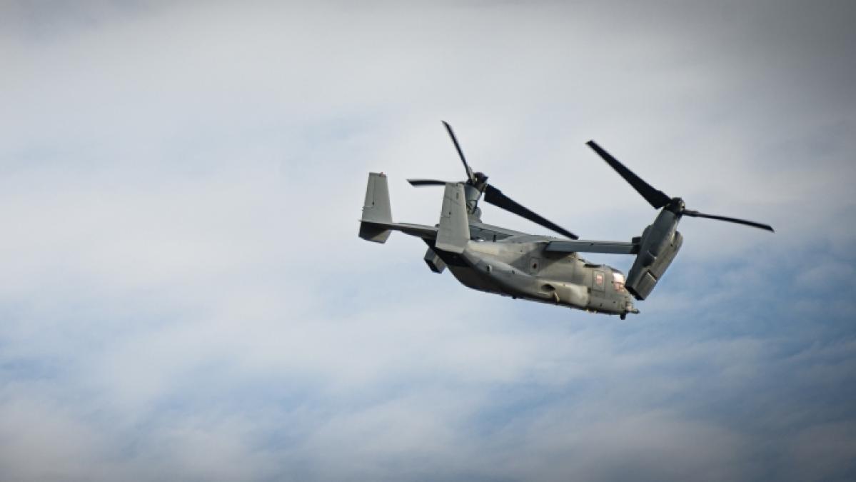 Eine US-Maschine des Typs Osprey ist in Norwegen abgest&uuml;rzt. (Symbolbild) (Foto)