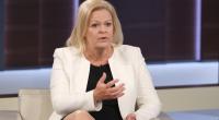 Bundesinnenministerin Nancy Faeser (SPD) lehnte in der ARD-Sendung 