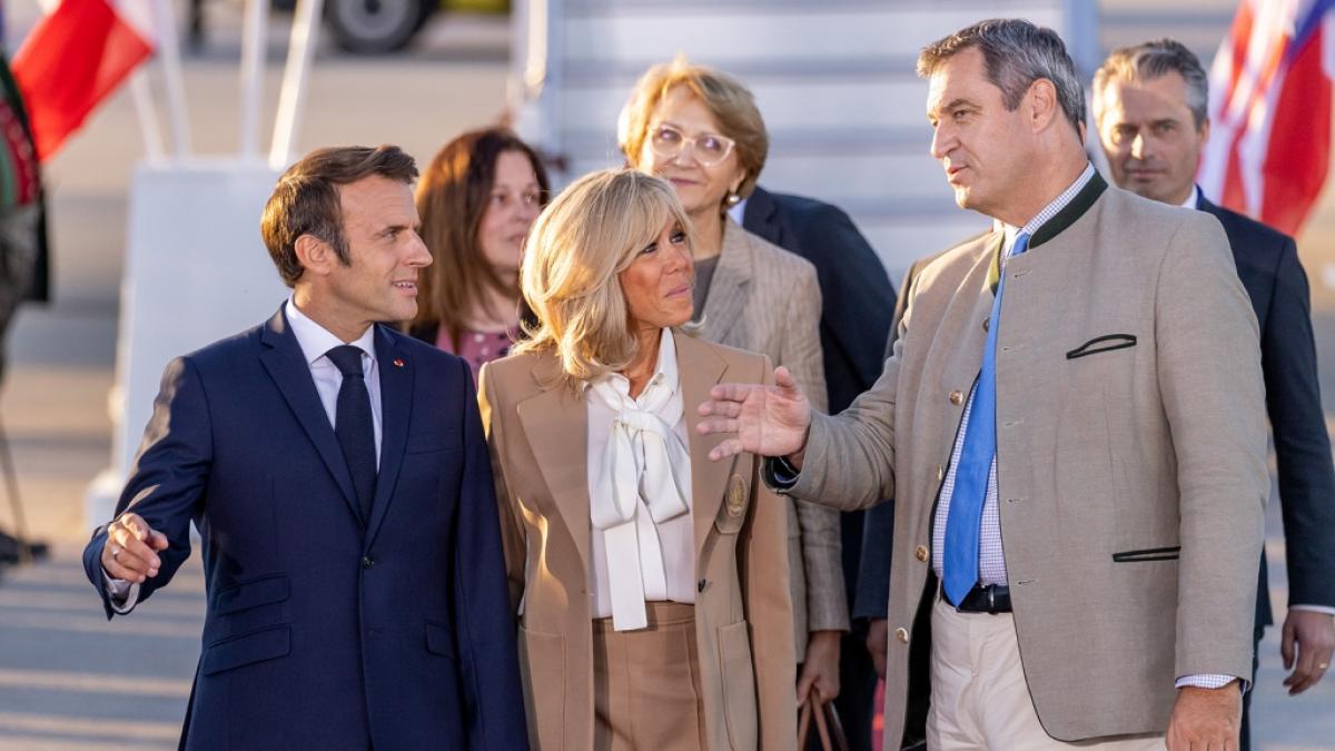 Markus S&ouml;der schockte beim Empfang der G7-Staatschefs mit einem traditionell bayerischen Outfit. (Foto)