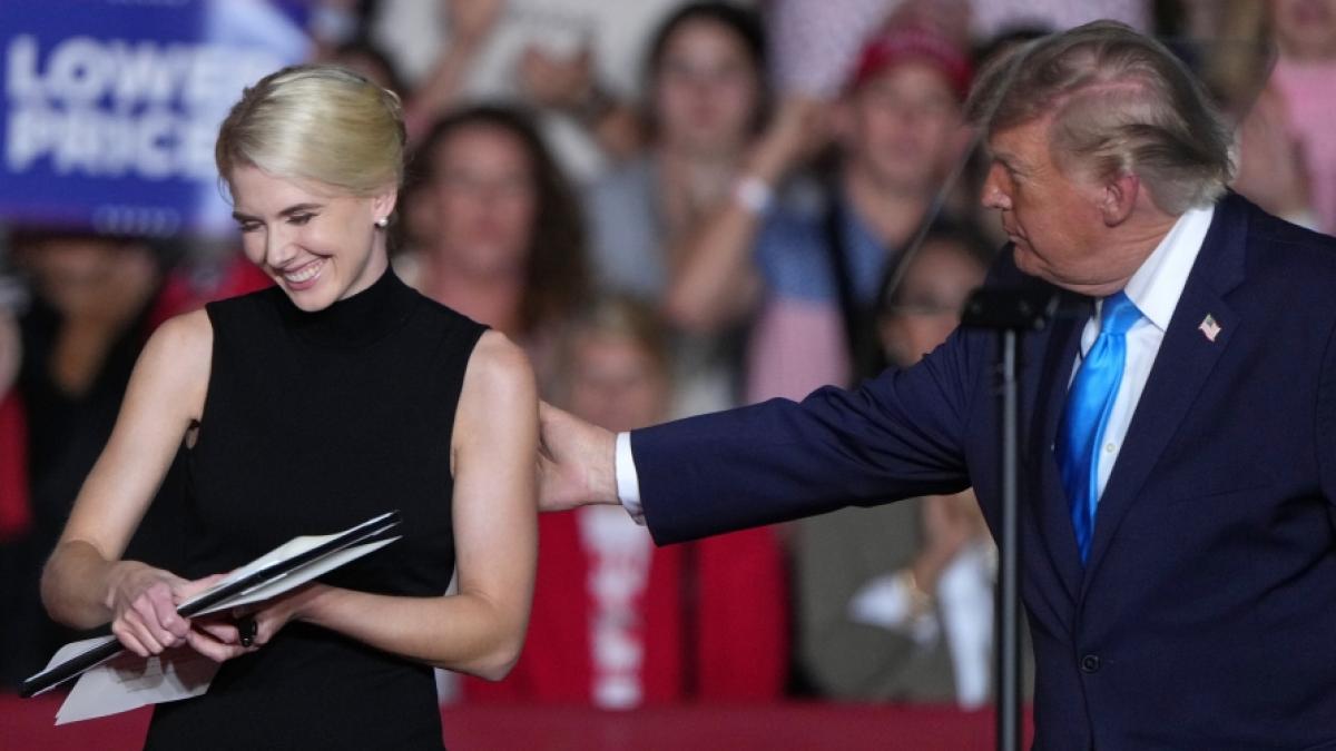 Donald Trump sorgt wieder einmal f&uuml;r Schlagzeilen mit Natalie Harp. (Foto)