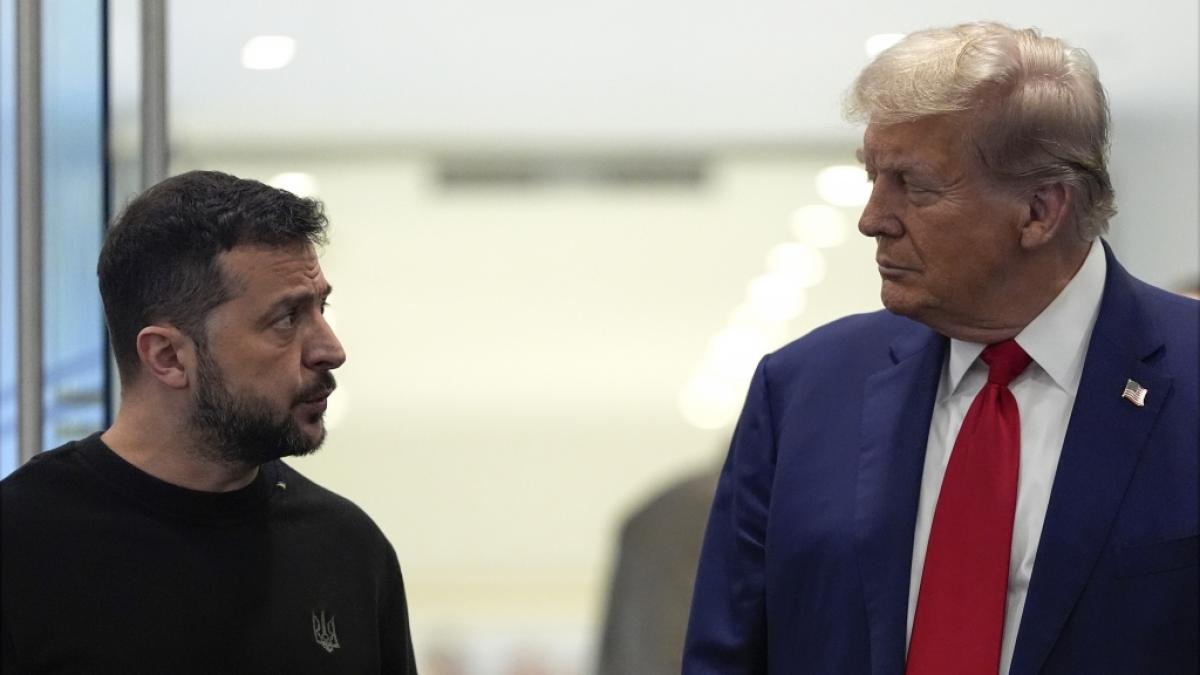 Wolodymyr Selenskyj und Donald Trump bei einem Treffen im September 2024. (Foto)