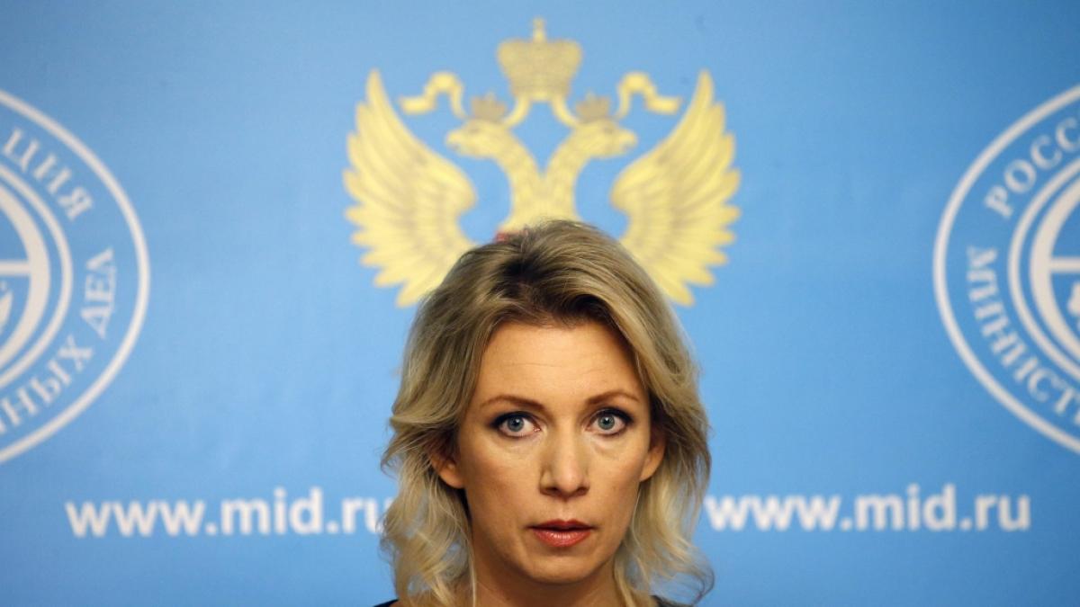 Maria Sacharowa, Sprecherin des russischen Au&szlig;enministeriums, attackiert die deutsche Au&szlig;enministerin Annalena Baerbock im Staatsfernsehen. (Foto)