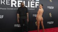 Mit diesem Look sorgte Bianca Censori bei den Grammys für Aufsehen.