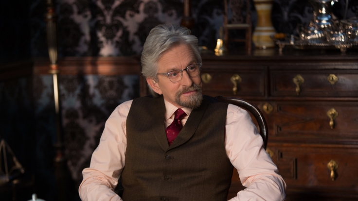 Michael Douglas in seiner Rolle des Wissenschaftlers Hank Pym.