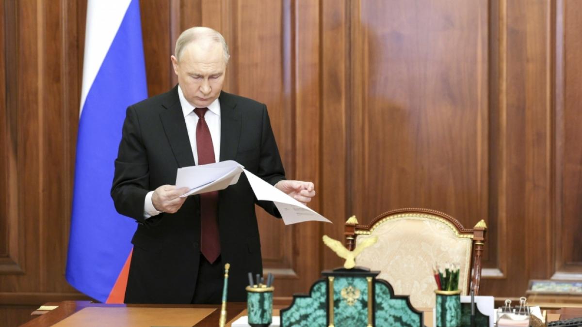 Wladimir Putin musste in den vergangenen Jahren regelm&auml;&szlig;ig &uuml;ber R&uuml;ckschl&auml;ge im Ukraine-Krieg informiert werden. (Foto)