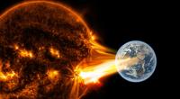 Am Sonntag könnte ein Sonnensturm auf die Erde krachen.