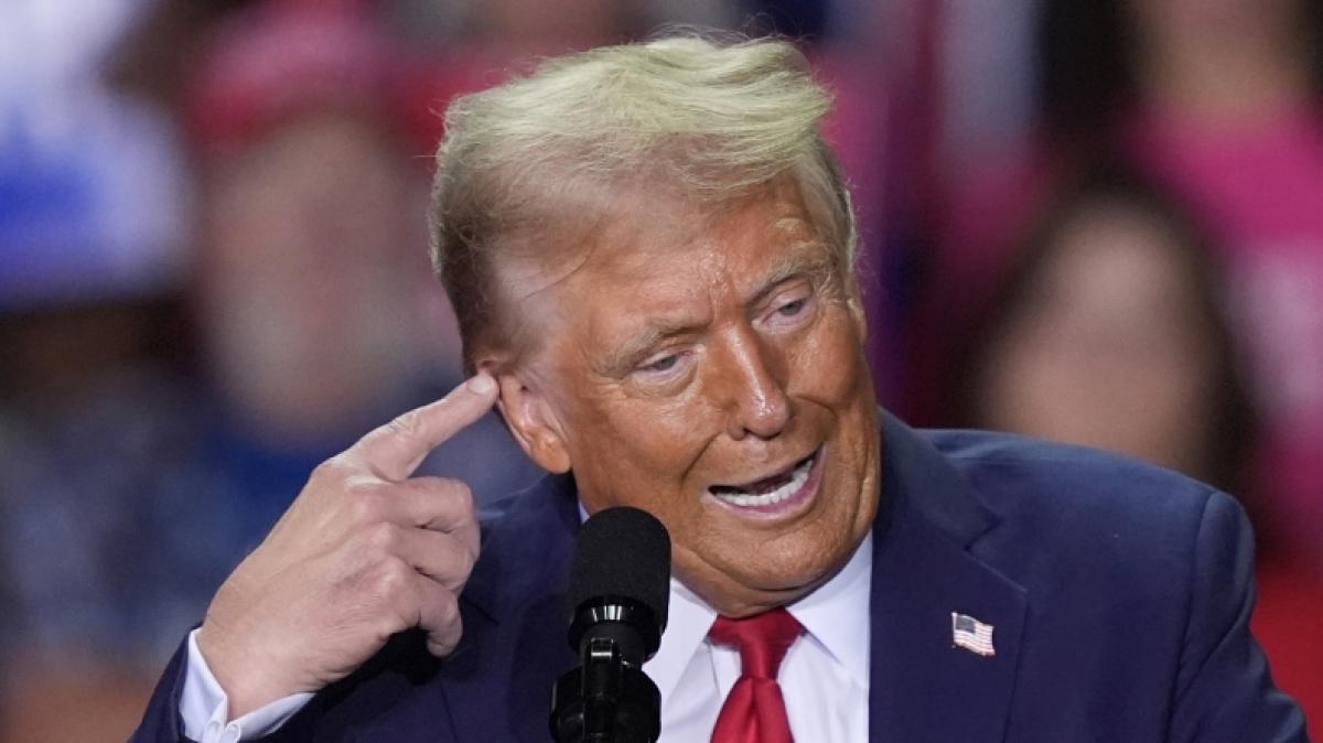 Bei den Wettanbietern liegt Donald Trump kurz vor dem Ende der US-Wahl vorne. (Foto)
