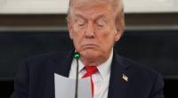Donald Trump wirkte laut Beobachtern bei einem öffentlichen Auftritt im Weißen Haus müde.