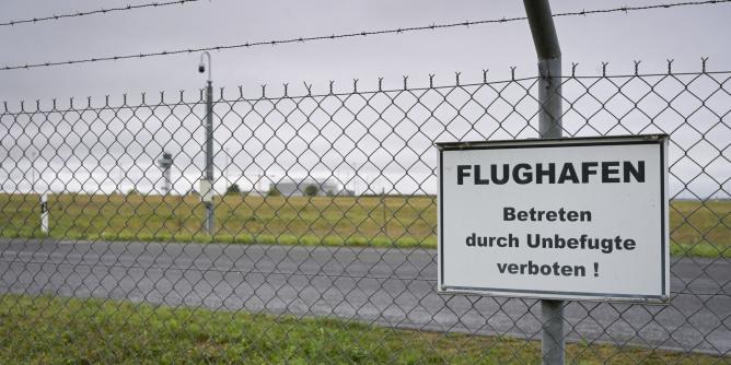 Am Flughafen Leipzig/Halle
