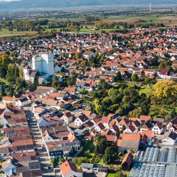 Rhein-Pfalz-Kreis mit den Gemeinden Böhl-Iggelheim und Schifferstadt (Bild: Adobe Stock / Schepers_Photography)