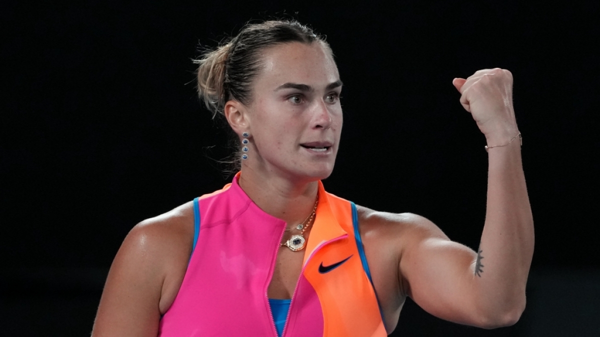 Aryna Sabalenka (Belarus) ballt die Faust, am 31.01.2026. (Symbolbild) (Foto)