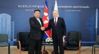 Nordkorea-Machthaber Kim Jong Un und Wladimir Putin unterstützen sich gegenseitig. 